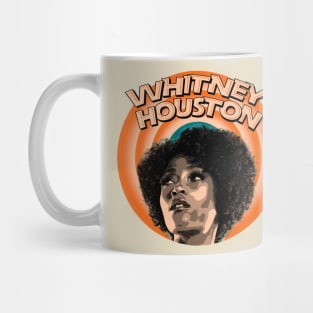 Whitney Houston // Vintage Cartoon Style Mug